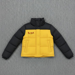Chaqueta de Invierno Acolchada para Mujer, de Alta Calidad, Transpirable, Ligera, con Relleno de Algodón, Cuello Alto, Estilo Burbuja, para Uso Casual - Product Image 1