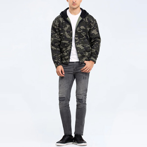 Sweat à capuche zippé en polaire uni personnalisé de haute qualité pour homme, respirant, écologique, avec poches, vente en gros, meilleur prix - Product Image 1