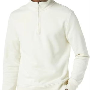 Sweat à capuche décontracté pour homme tendance 2025 avec fermeture éclair quart de tour, 100 % coton, haute qualité, design uni, respirant, séchage rapide, idéal pour l'hiver - Product Image 1