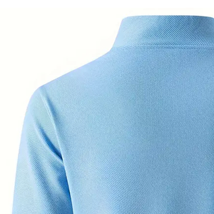 เสื้อเชิ้ตแขนยาวผู้ชายคุณภาพสูง ผ้าฝ้าย 100% สกรีนโลโก้ตามสั่ง ปักลาย 3 มิติ สไตล์พังก์ ไซส์ใหญ่ สำหรับเล่นกอล์ฟ - Product Image 6