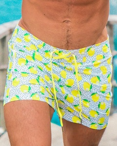 Summer Elastic Waist Custom Logo Fashion <b>Men</b> Swim <b>Shorts</b> 100% Polyester Printed Swim Trunks Mesh Beach <b>Shorts</b> for <b>Men</b> - Product Image 5