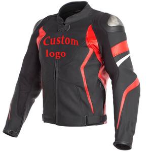 Personnalisé Hommes Vintage Nouvelle Mode En Cuir Véritable Racing Veste Respirant Moto Costume pour Motos - Product Image 2