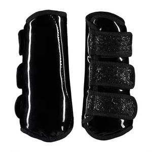 Bottes de brossage d'équitation avec impression de logo personnalisé Protection des jambes Bottes de brossage du meilleur matériau d'équitation - Product Image 1