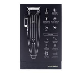 Tondeuse à cheveux professionnelle rechargeable pour hommes, technologie de lame rafraîchissante, écran LCD, résistante à la corrosion, alimentée par batterie, pour toilettage RV - Product Image 1