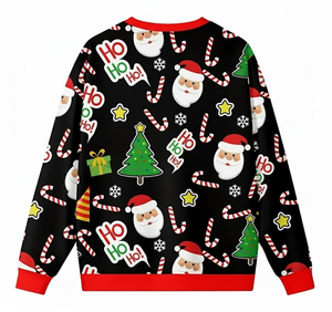 Wholesale ODM Spring Design Your Own Christmas Sublimated Lightweight Customised Color 100% Polyester Sweatshirt Men - Product Image 2