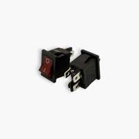Lot de 10 interrupteurs à bascule KCD avec lumière bleue, matériau PA66, fonction marche/arrêt, 250Vac max, certifiés CQC, usage industriel, IP53, livraison gratuite