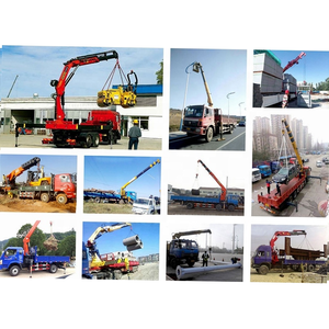 รถบรรทุกติดเครน Shacman X3000 พร้อมแขนไฮดรอลิก บังคับด้วยรีโมทคอนโทรล รถดัมพ์ รถบรรทุกติดเครนแบบ Knuckle Flatbed Crane สำหรับขาย - Product Image 3