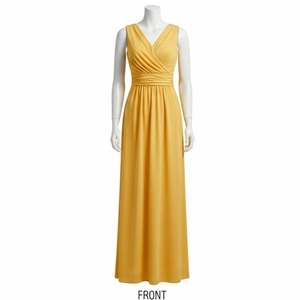 Robe de soirée en taffetas respirant pour adultes, tissu en polyester, légère, élégante, tenue de soirée, robe de cérémonie, fournisseur en gros OEM - Product Image 4