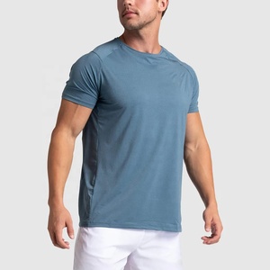 T-shirts de fitness pour hommes 100% coton biologique Active Wear vente en gros pour la course et l'entraînement Design uni - Product Image 6