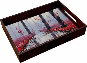 Ensemble de plateaux de service en MDF en vrac très demandé directement de l'usine de l'Inde - Product Image 5