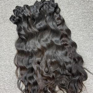 Onda natural en Trama Venta al por mayor Extensiones de cabello humano Cabello crudo Un donante - Product Image 3