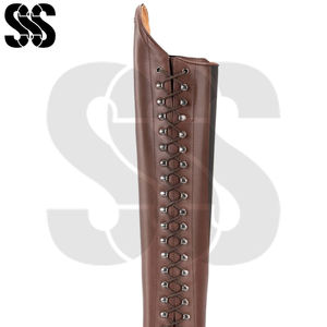 Comfortable New Trendy Durable Stylish <b>Leather</b> Horse Riding <b>Boots</b> Tall Equestrian <b>Boots</b> Footwear Stable Trail Shock-Absorbing - Product Image 6
