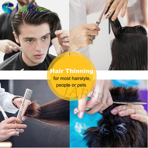 Ciseaux amincissants en acier inoxydable personnalisables de 6.7 pouces vis de tension réglable fine ciseaux de coupe de cheveux de beauté - Product Image 5