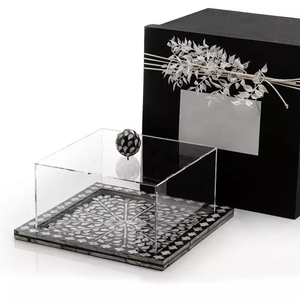 Bandeja para servir Sweet Cake & Toffee Resina de nácar hecha a mano en la India - Product Image 4