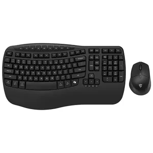 Keyboard dan Mouse Gaming kantor rumah mode kualitas tinggi Kombo Keyboard dan Mouse USB Universal hemat biaya terbaru dan KEYCEO Mouse