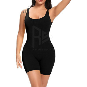 Monos de Fitness sin mangas de secado rápido personalizados para mujer, mono de entrenamiento transpirable, mono de yoga y gimnasio, estilo informal - Product Image 3