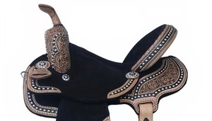 Sillín de equitación occidental de alta calidad ecuestre, sillín de Carreras de Caballos inglés hecho a mano de cómodo - Product Image 2
