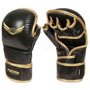 Guantes de MMA en Oferta, con Logotipo Personalizado Impreso, Servicio OEM, Precio al por Mayor, Guantes de MMA de Cuero Genuino - Product Image 4