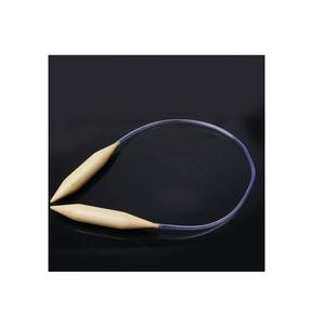 Aiguilles à tricoter en bois circulaires tube avec marqueurs de point verrouillables - Product Image 1