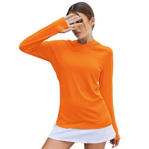 Women Workout Shirts Long Sleeve With <b>Thumb</b> <b>Holes</b> Women Seamless Shirts for Women - Product Image 5