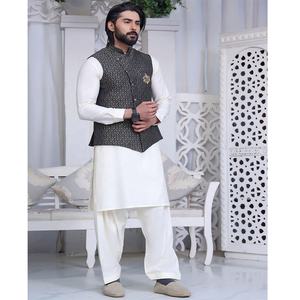 Robe pour homme Shalwar Kameez/Nouvel arrivage 2023 Haute qualité Fête à la mode Salwar Kameez pour les robes de créateurs indiens et pakistanais - Product Image 1