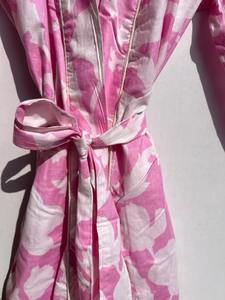 Kimono de Algodón Indio con Estampado Floral, Bata Kimono, Ropa de Dormir de Verano, Bata de Playa, Ropa de Dormir, Bata de Baño para Mujer - Product Image 4