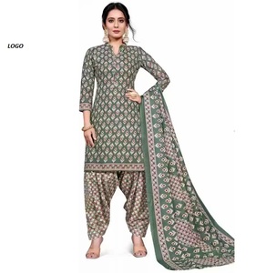 chinese dress ladies Punjabi Salwar Suit Pure Crepe Blue Embroidered Salwar Kameez  Kajols