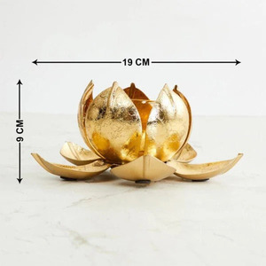 Lotus New Arrival Tea Light Holder Metal Christmas Decoration for <b>Parties</b>-Iron Candle Stand with <b>Box</b> Packaging - Product Image 2