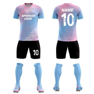 Nouvelle équipe de conception fabrication ensembles de maillots de football 100% polyester Top haute qualité personnalisé sublimation uniforme de football oem - Product Image 3