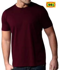 Camiseta Blanca Lisa al por Mayor para Hombre, Camiseta Personalizada 100% Algodón con Logotipo para Hombre, Camiseta Blanca o Negra Lisa para Impresión, Camisetas Casuales - Product Image 2
