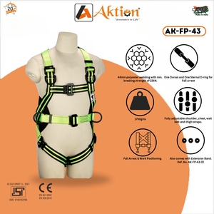Arnés de seguridad industrial ajustable Diseño duradero para trabajos de construcción y rescate - Product Image 3