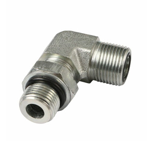 Thép không gỉ giảm tốc O-ring mặt con dấu <span class=keywords><strong>flareless</strong></span> cắn loại ống barb Flare-O Phù hợp số liệu tái sử dụng nptf nam 90 Dep khuỷu tay - Product Image 4