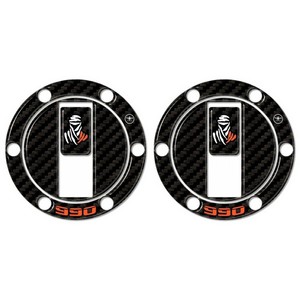 2 Protezioni 3D in Gel per Tappo Serbatoio Moto, Adesivi Decorativi per KTM 990 ADVENTURE - Product Image 2