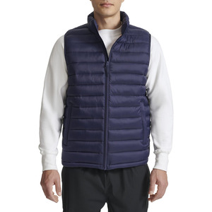 Transpirable Stand Collar Bubble Puffer Chaleco Deportes Invierno Al Aire Libre Sin mangas Calidad única Puffer Chaleco para hombres - Product Image 5