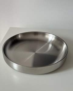 Bol de service en aluminium de style traditionnel, parfait pour les repas indiens Thali et les configurations de restauration culturelle - Product Image 1