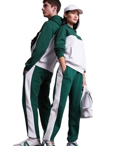 Chándal personalizado de alta calidad de gran tamaño esencial chándal de peso pesado 500gsm unisex chándales de algodón transpirable - Product Image 1