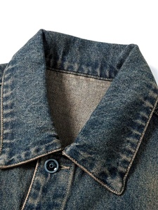 OEM Men's Custom Wholesale Premium Stylish Denim Jackets High Quality Thick Warm Casual Streetwear Casual Spring Turn Down Colar - Product Image 5