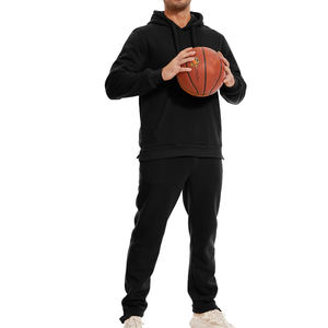 Traje Deportivo para Hombre, 100% Algodón, Tallas Grandes, Diseño Tejido, Pantalones Deportivos, Ropa Deportiva Transpirable, Patrón Sólido, Antibacteriano, Gran Venta - Product Image 3