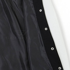 Vente en gros de nouvelle veste universitaire pour hommes pour l'hiver col montant avec logo avant taille personnalisée disponible - Product Image 5