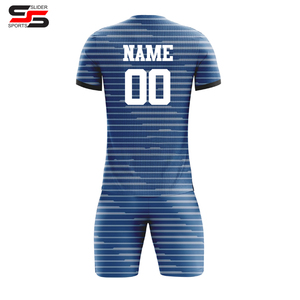 Uniformes de fútbol de poliéster Diseño personalizado Uniformes de fútbol de alta calidad Diseño de sublimación Uniforme de fútbol de entrenamiento - Product Image 2