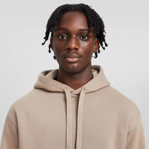 2025 vente en gros de coton mélangé LOGO personnalisé de haute qualité unisexe uni doublé de satin meilleure qualité à capuche - Product Image 1