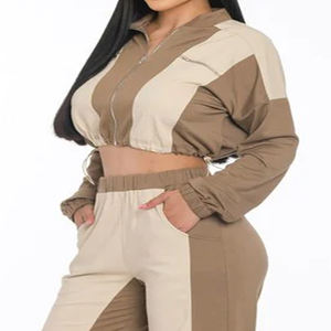 Conjuntos Casuales Cortos de Invierno de Algodón 100% Premium para Mujer / Conjunto Casual de Pantalones Cargo de Alta Calidad para Mujer 2026 - Product Image 4