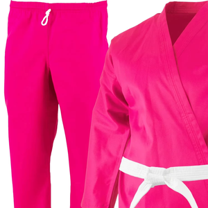 ชุดยิวยิตสูคุณภาพสูง ราคาโรงงาน ผลิตจากโพลีเอสเตอร์/คอตตอน สีขาว น้ำหนัก 220 กรัม ระบายอากาศได้ดี น้ำหนักเบา ชุดคาราเต้ ยูนิเซ็กซ์ รับสกรีนโลโก้ - Product Image 4