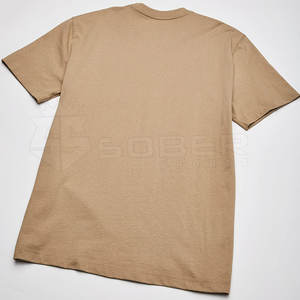 เสื้อยืดผู้ชายโอเวอร์ไซส์แฟชั่นล่าสุดผ้าแคนวาสแบบแห้งเร็วระบายอากาศได้ดีพิมพ์โลโก้ตามสั่งทำจาก220กรัม - Product Image 4