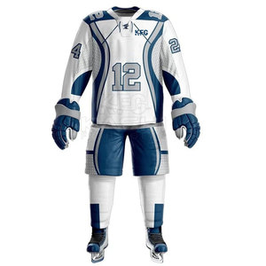 Uniforme de Hockey sobre Hielo Personalizable de Moda para Hombre, para Entrenamiento y Juegos en Equipo, Material Ligero y Duradero, Secado Rápido, Impresión Sublimada - Product Image 2