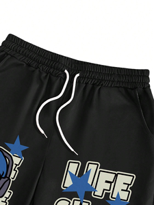 Men's Pants & Trousers Custom Baggy Pants Wide Leg Sweatpants <b>Stacked</b> Sweatpants Jogging Pants Men's Sweatpants - Product Image 5