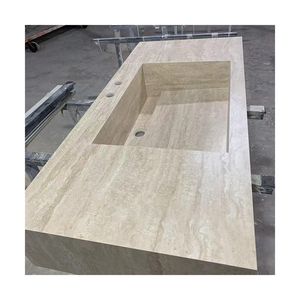 Умывальник из натурального бежевого камня - Product Image 6