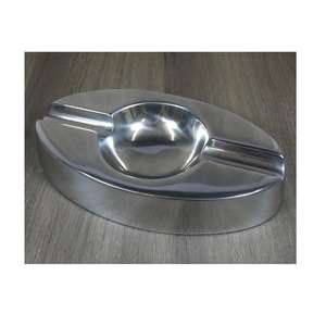 Cenicero Moderno de Metal, Diseñado para Brindar Resistencia y Atractivo Visual, para Mesa de Hogar, Oficina, Patio y Salón, Duradero y Elegante - Product Image 1