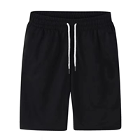 Shorts de sport unisexes personnalisés de haute qualité pour hommes, style streetwear, entraînement, décontracté, athlétique, course à pied, 100 % polyester uni