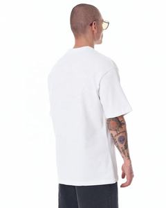 OEM personnalisable 100% coton surdimensionné hommes Streetwear T-Shirt haute qualité cousu lourd couleur personnalisée longue conception vierge personnalisée - Product Image 3